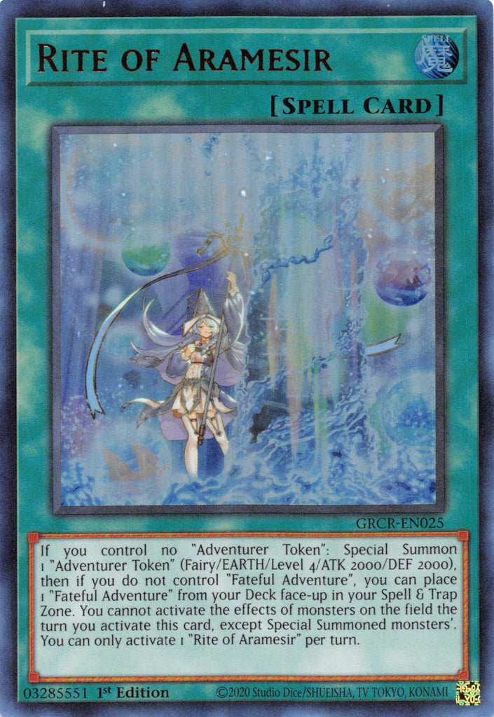 Rite of Aramesir [GRCR-EN025] Ultra Rare – North Game Den