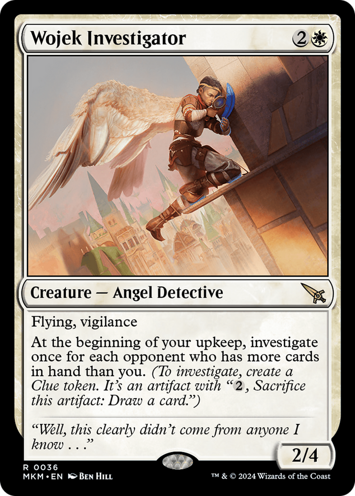 mtg investigate cards Wojek Investigator [Murders at Karlov Manor] – North Game Den