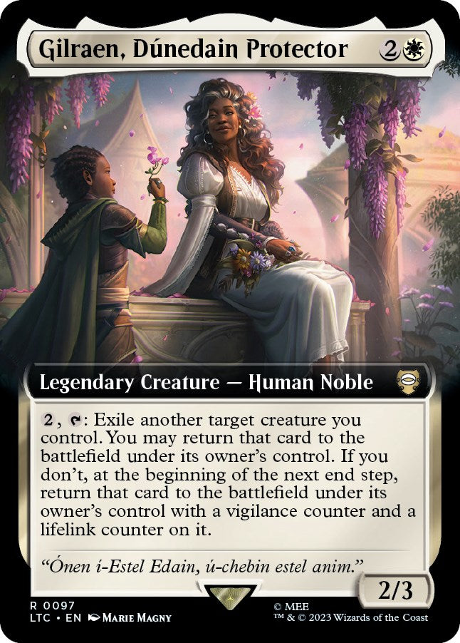 Gilraen, Dunedain Protector (Extended Art) [The Lord of the Rings: Tales of Middle-Earth Commander] | North Game Den
