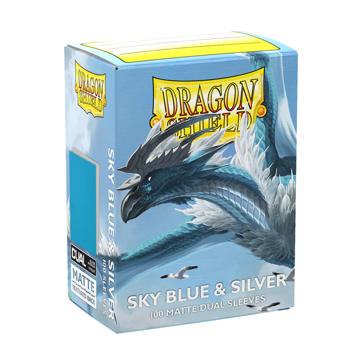 Dragon shield: Sky Blue & Silver | North Game Den