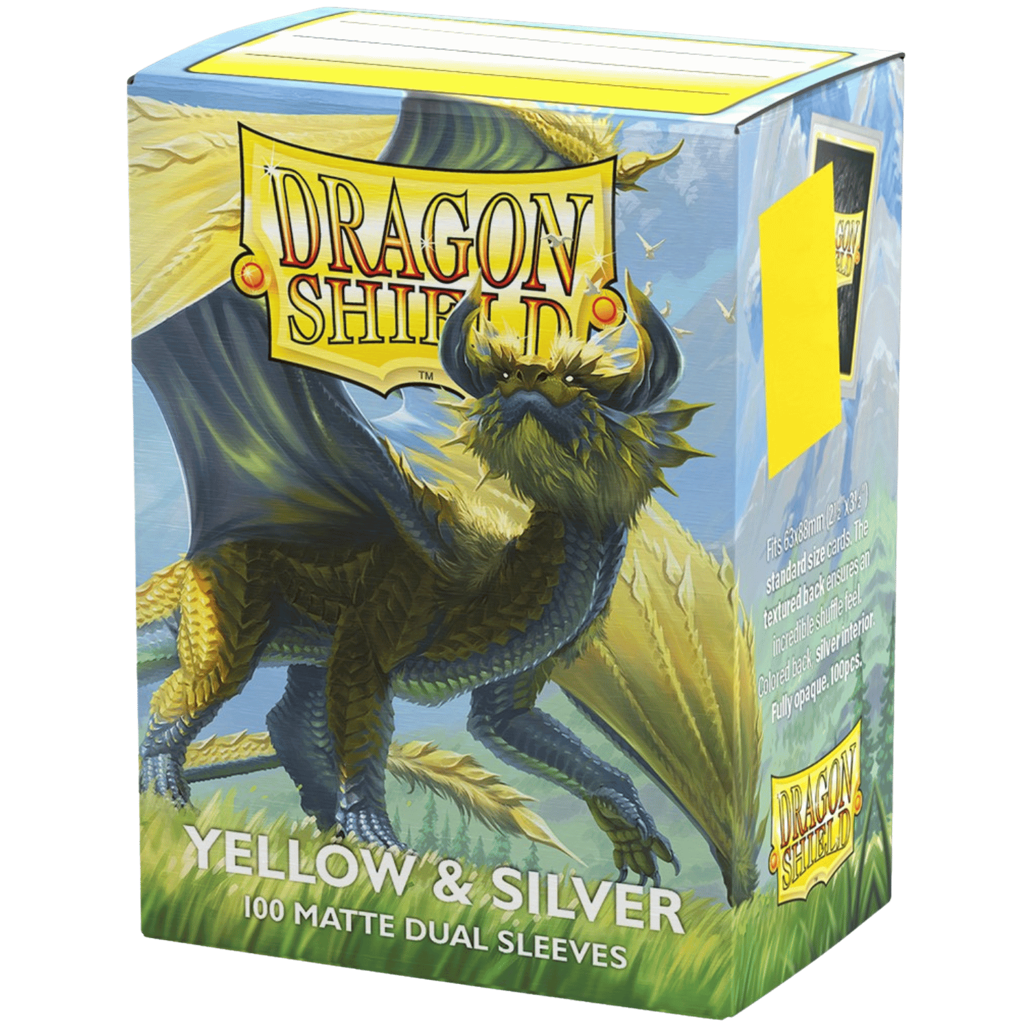 Dragon shield: Yellow & Silver | North Game Den