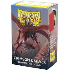 Dragon Shield Crimson & Silver | North Game Den