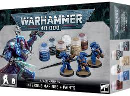 Space Marines: Infernus Marines + Paints | North Game Den