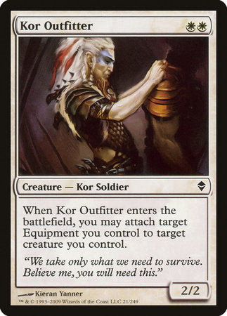 Kor Outfitter [Zendikar] | North Game Den