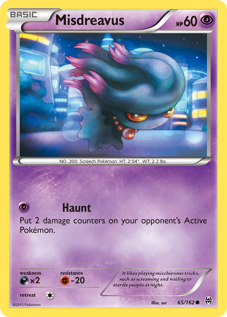 Misdreavus (65/162) [XY: BREAKthrough] | North Game Den