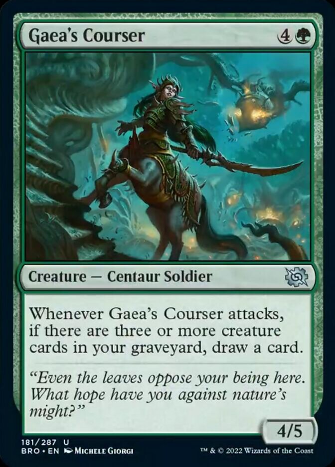 Gaea's Courser [The Brothers' War] | North Game Den