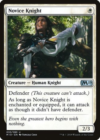 Novice Knight [Core Set 2019] | North Game Den