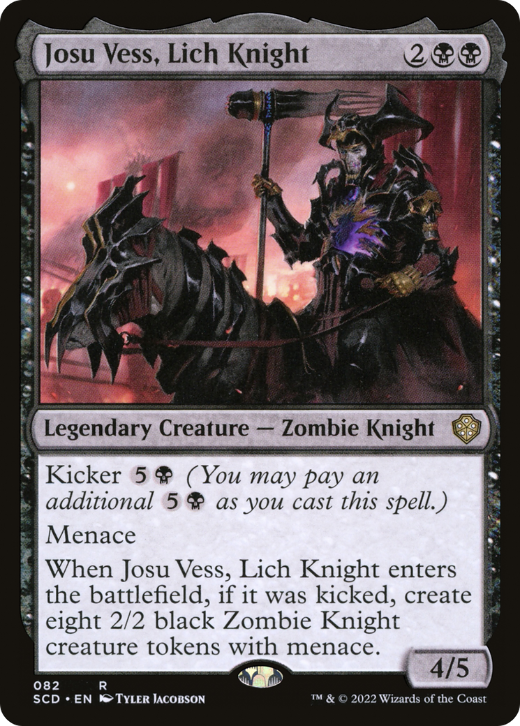 Josu Vess, Lich Knight [Starter Commander Decks] | North Game Den