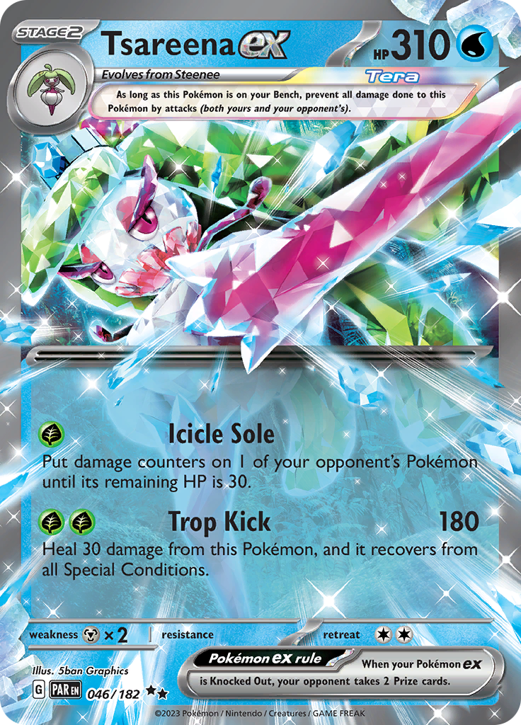 Tsareena ex (046/182) [Scarlet & Violet: Paradox Rift] | North Game Den