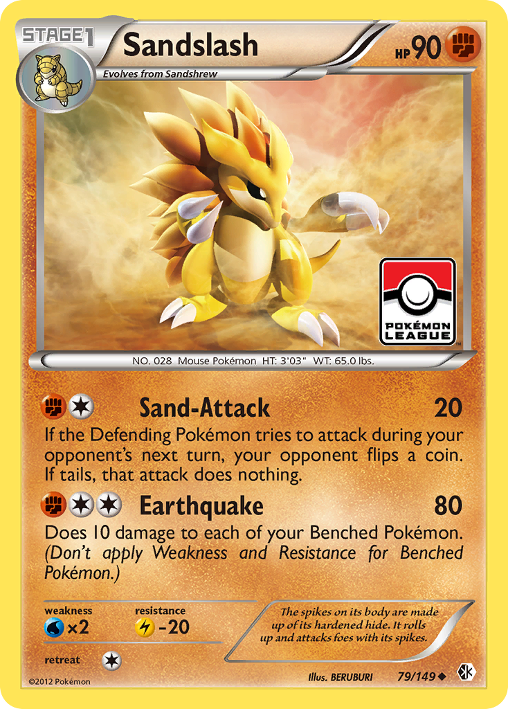 Sandslash (79/149) [Black & White: Boundaries Crossed] | North Game Den