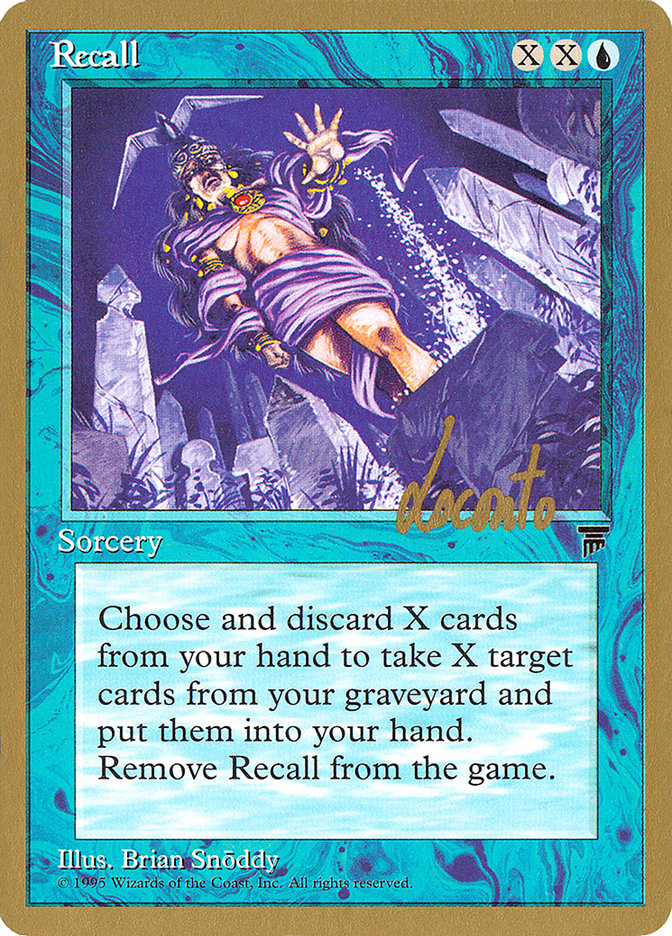 Recall (Michael Loconto) [Pro Tour Collector Set] | North Game Den