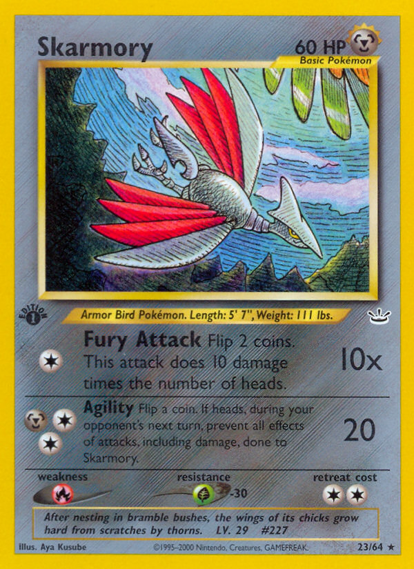 Skarmory (23/64) [Neo Revelation 1st Edition] | North Game Den