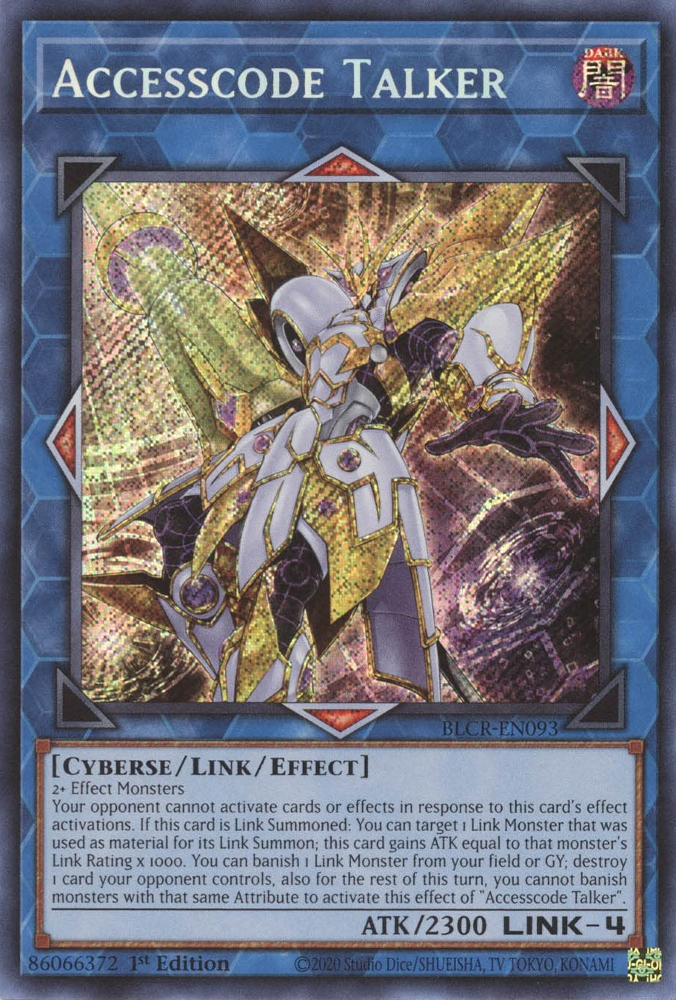 Accesscode Talker [BLCR-EN093] Secret Rare | North Game Den