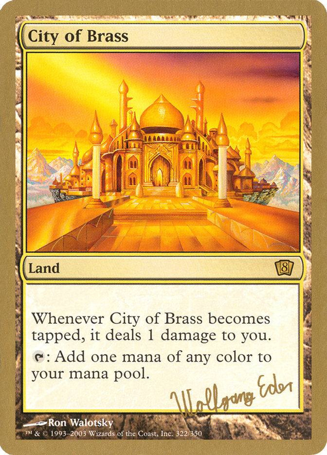 City of Brass (Wolfgang Eder) [World Championship Decks 2003] | North Game Den