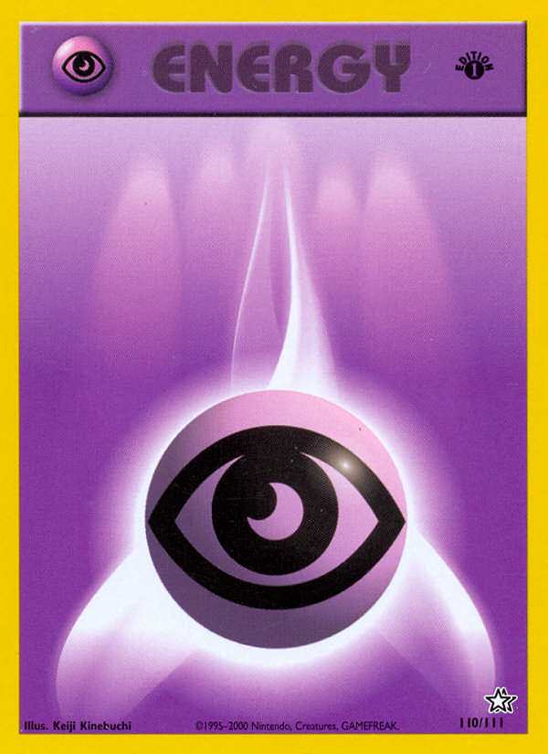 Psychic Energy (110/111) [Neo Genesis 1st Edition] | North Game Den