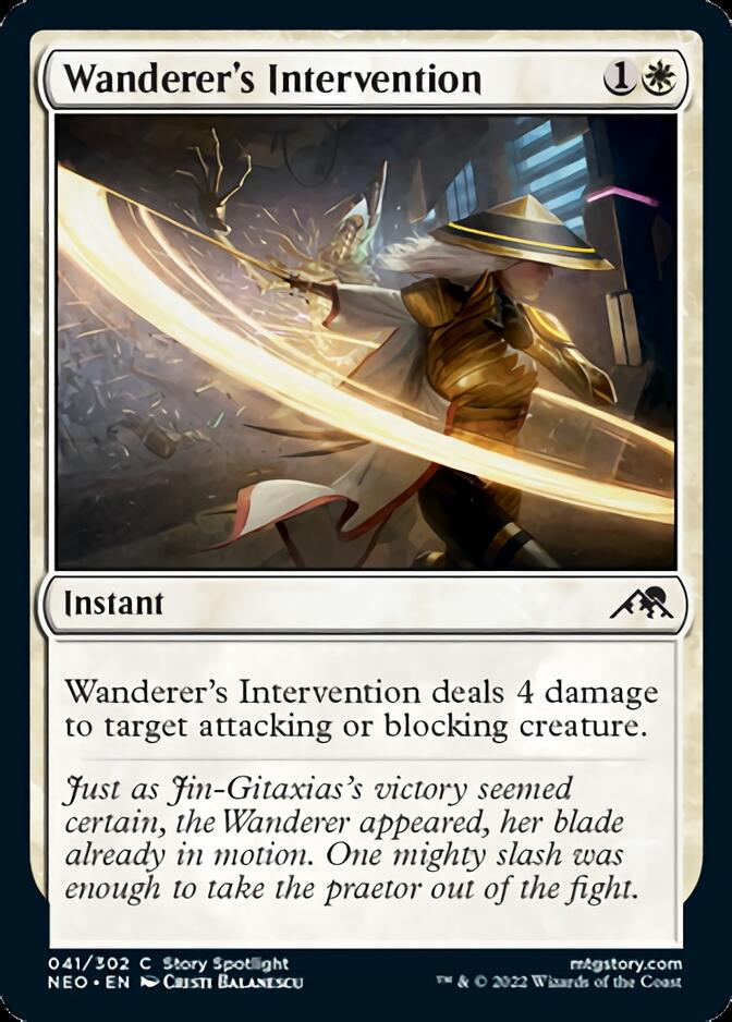 Wanderer's Intervention [Kamigawa: Neon Dynasty] | North Game Den
