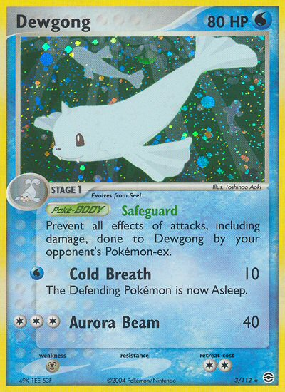 Dewgong (3/112) [EX: FireRed & LeafGreen] | North Game Den