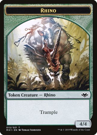 Rhino Token (013) [Modern Horizons Tokens] | North Game Den