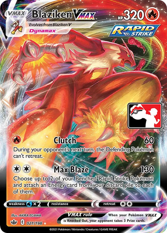 Blaziken VMAX (021/198) [Prize Pack Series One] | North Game Den