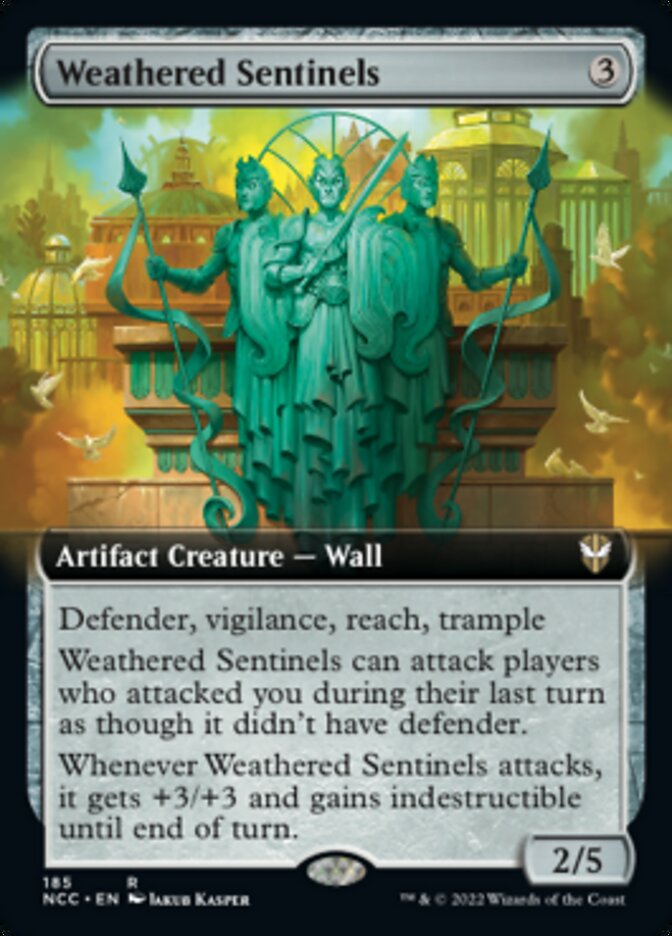 Weathered Sentinels (Extended Art) [Streets of New Capenna Commander] | North Game Den