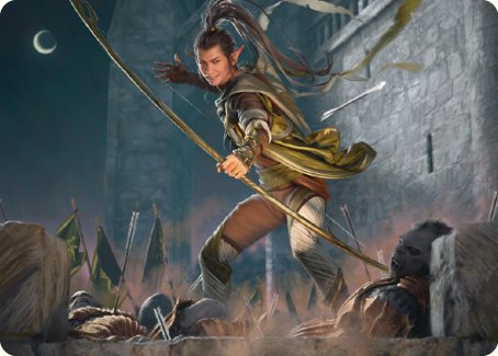 Legolas, Counter of Kills Art Card [The Lord of the Rings: Tales of Middle-earth Art Series] | North Game Den