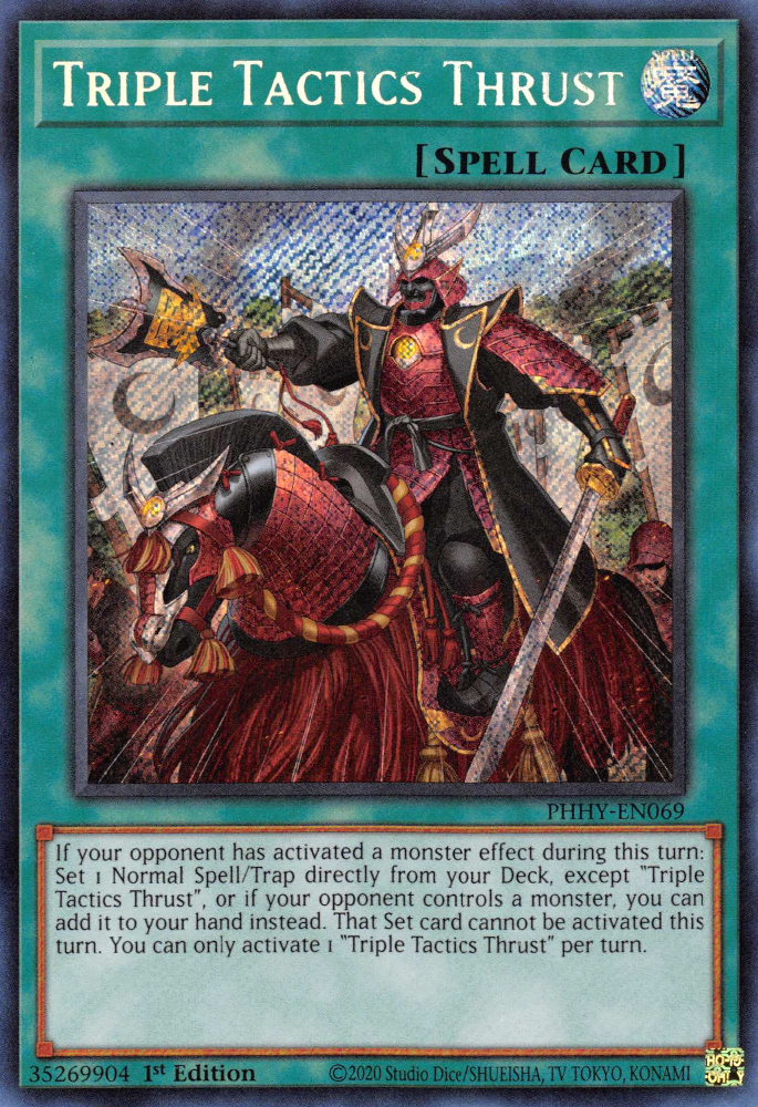 Triple Tactics Thrust [PHHY-EN069] Secret Rare | North Game Den