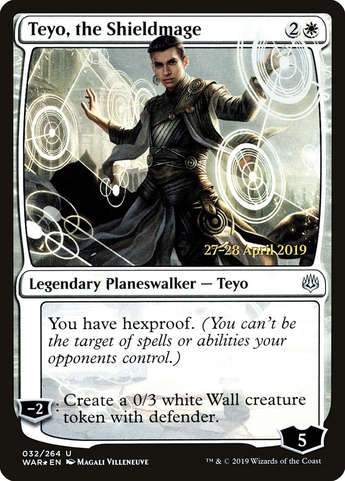 Teyo, the Shieldmage  [War of the Spark Prerelease Promos] | North Game Den