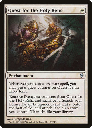 Quest for the Holy Relic [Zendikar] | North Game Den