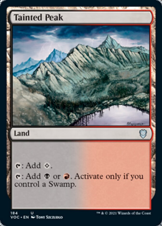 Tainted Peak [Innistrad: Crimson Vow Commander] | North Game Den