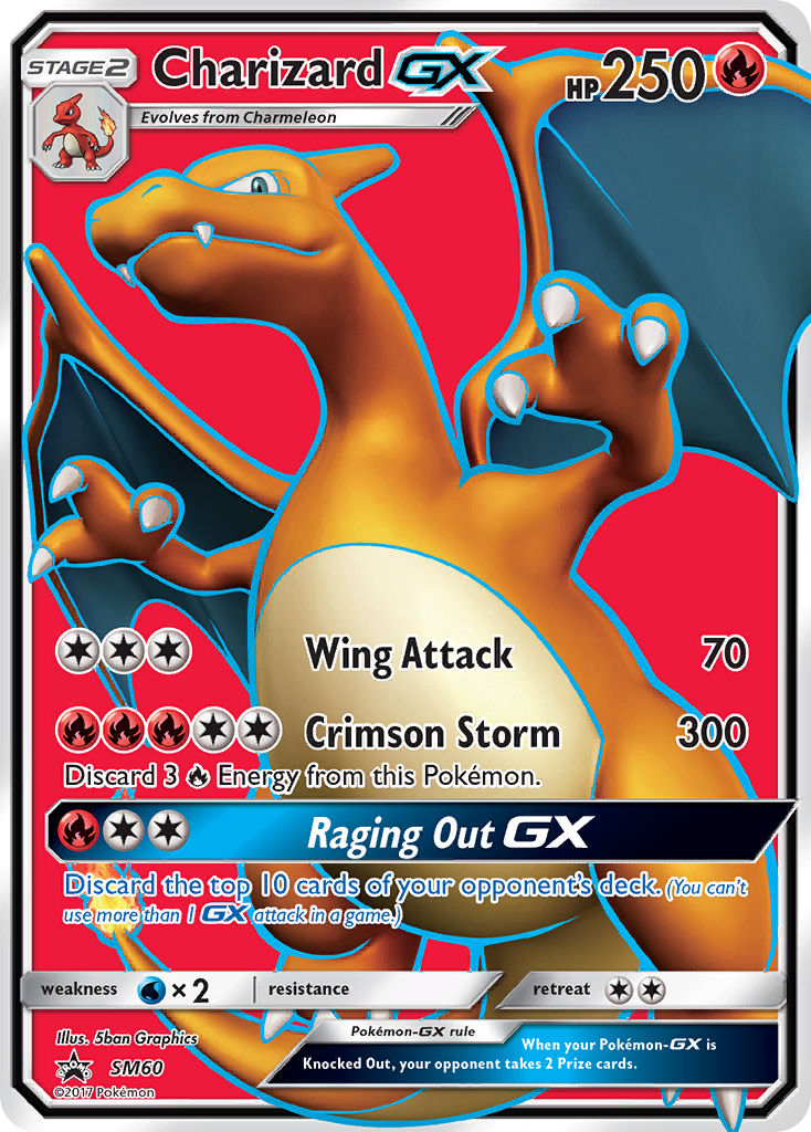 Charizard GX (SM60) (Jumbo Card) [Sun & Moon: Black Star Promos] | North Game Den