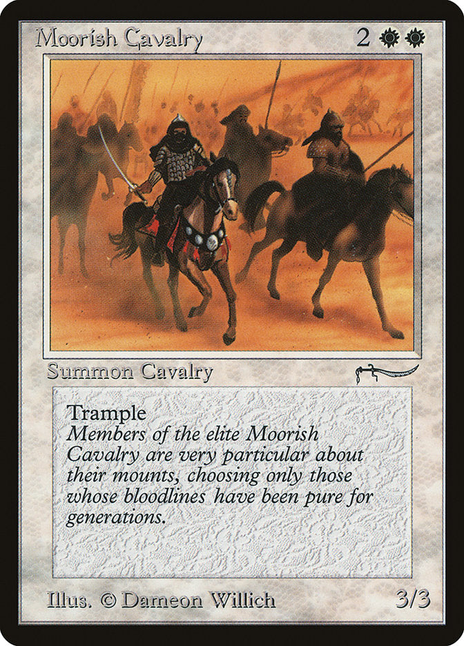 Moorish Cavalry (Light Mana Cost) [Arabian Nights] | North Game Den