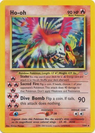 Ho-oh (7/64) [Neo Revelation Unlimited] | North Game Den