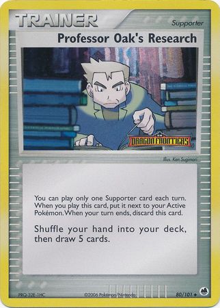 Professor Oak's Research (80/101) (Stamped) [EX: Dragon Frontiers] | North Game Den