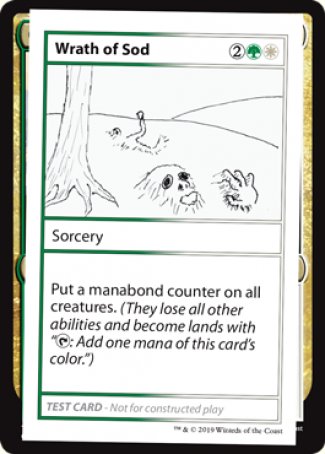 Wrath of Sod (2021 Edition) [Mystery Booster Playtest Cards] | North Game Den