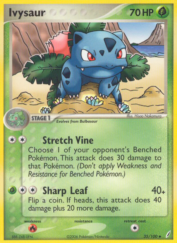 Ivysaur (35/100) [EX: Crystal Guardians] | North Game Den