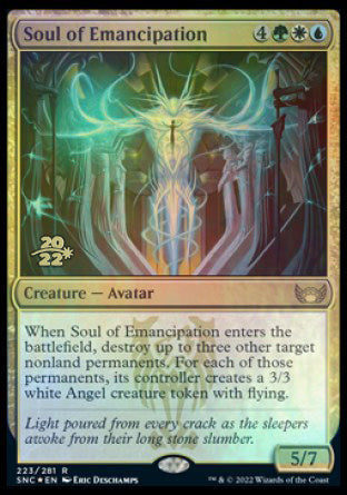 Soul of Emancipation [Streets of New Capenna Prerelease Promos] | North Game Den