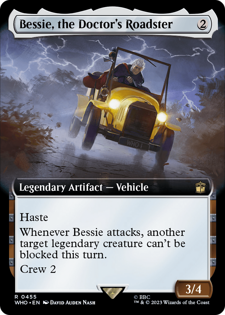 Bessie, the Doctor's Roadster (Extended Art) [Doctor Who] | North Game Den