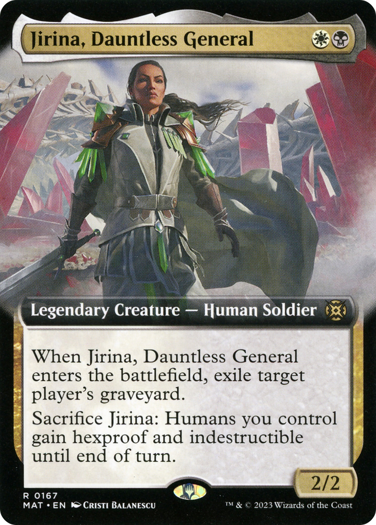 Jirina, Dauntless General (Extended Art) [March of the Machine: The Aftermath] | North Game Den