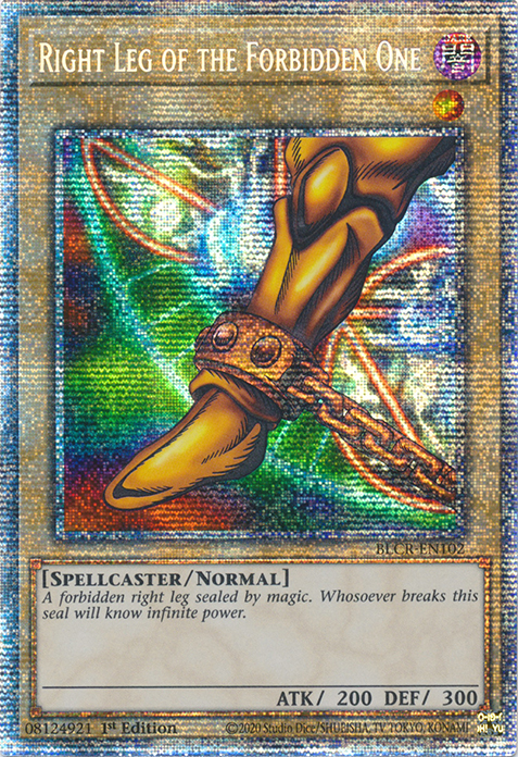 Right Leg of the Forbidden One [BLCR-EN102] Starlight Rare | North Game Den
