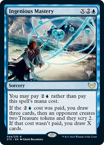 Ingenious Mastery (Promo Pack) [Strixhaven: School of Mages Promos] | North Game Den