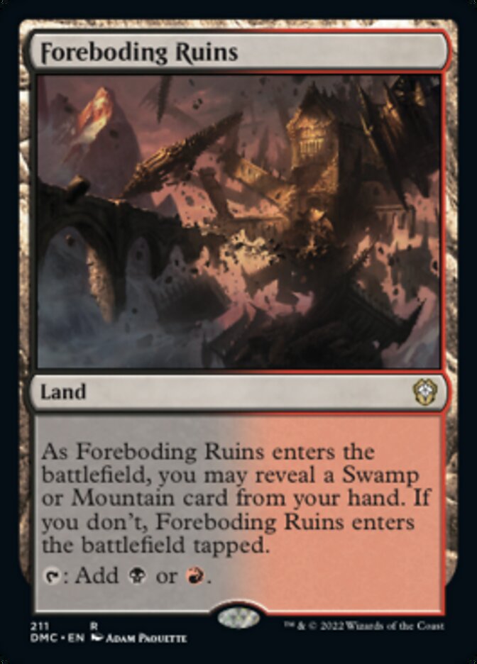 Foreboding Ruins [Dominaria United Commander] | North Game Den