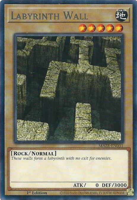 Labyrinth Wall [MAZE-EN031] Rare | North Game Den