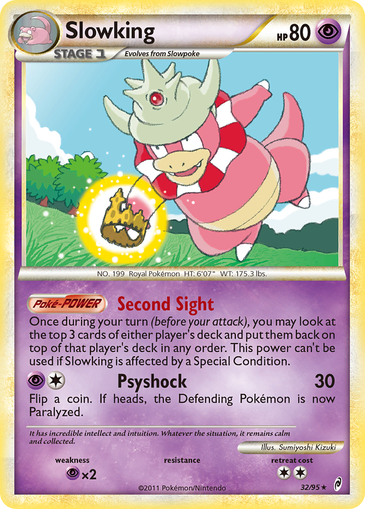 Slowking (32/95) [HeartGold & SoulSilver: Call of Legends] | North Game Den