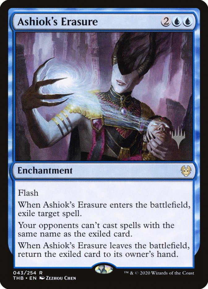 Ashiok's Erasure (Promo Pack) [Theros Beyond Death Promos] | North Game Den