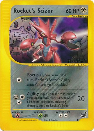 Rocket's Scizor (4) (Winner) [Best of Promos] | North Game Den