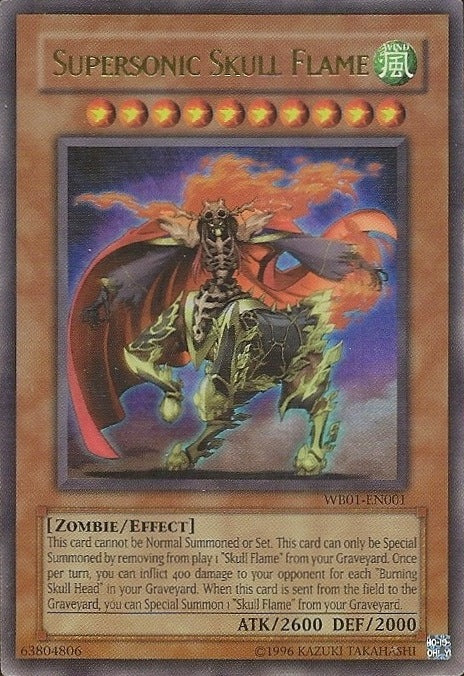 Supersonic Skull Flame [WB01-EN001] Super Rare | North Game Den