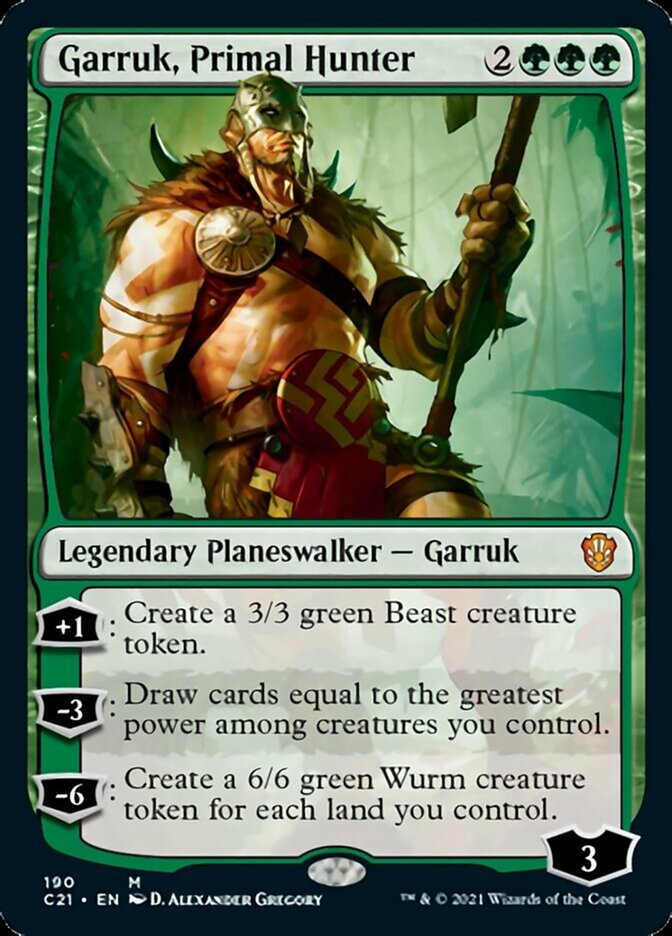 Garruk, Primal Hunter [Commander 2021] | North Game Den
