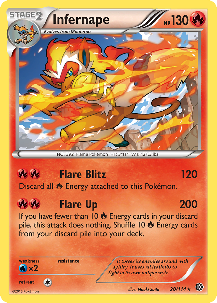 Infernape (20/114) [XY: Steam Siege] | North Game Den