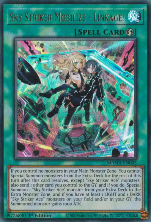 Sky Striker Mobilize - Linkage! [MAMA-EN003] Ultra Rare | North Game Den