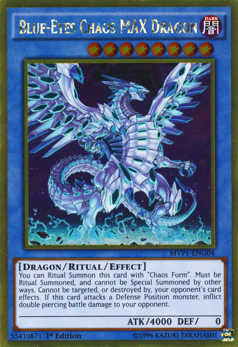 Blue-Eyes Chaos MAX Dragon [MVP1-ENG04] Gold Rare | North Game Den